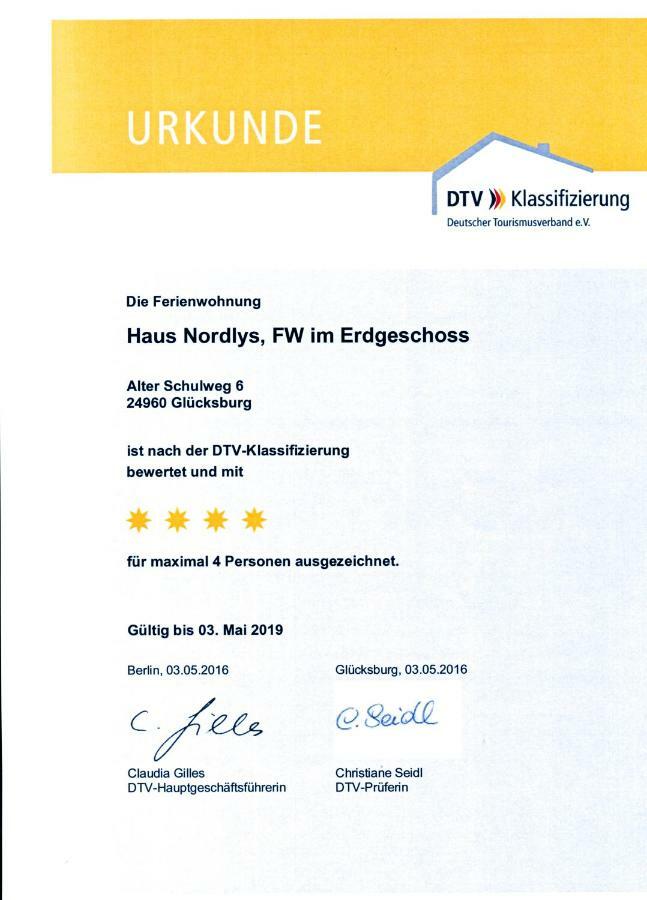 Haus Nordlys Apartman Glücksburg Kültér fotó